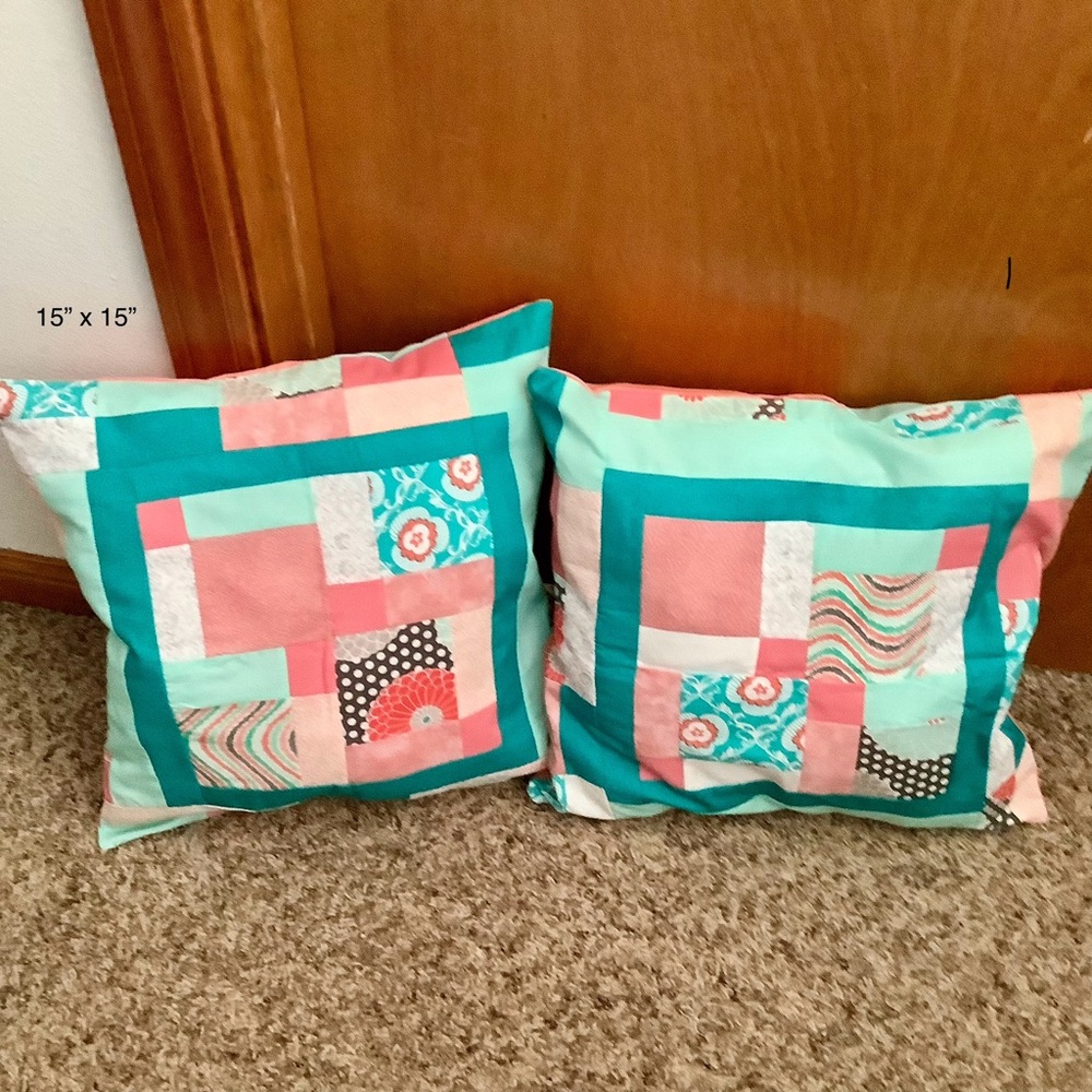 ‘Pillow Talk’ custom decorative pillows